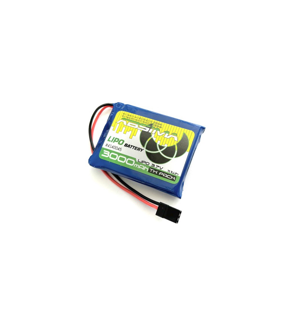 TX LiPo 1S 3,7V 3000mAh SC...