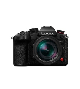 Panasonic Lumix DC-GH7+Leica 12-60 mm OIS Vario Elmarit, schwarz, Kamerakit