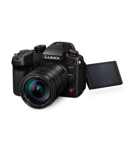 Panasonic Lumix DC-GH7+Leica 12-60 mm OIS Vario Elmarit, schwarz, Kamerakit