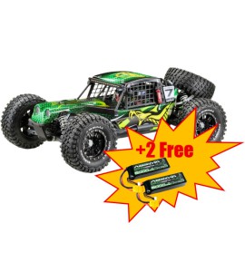 Absima 1:7 Rock Racer "MAMBA 7" Grün 6S BL RTR+ 2x 3S LiPo 6000mAh