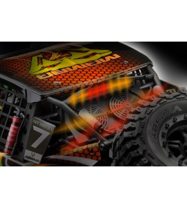 Absima 1:7 Rock Racer "MAMBA 7" Orange 6S BL RTR + 2x 3S LiPo 6000mAh