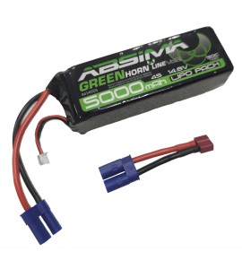 Greenhorn Vol.2 LiPo 4S 14,8V-50C 5000 SC (EC5/T-Plug)