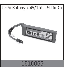 Li-Po Battery 7.4V/15C 1500mAh