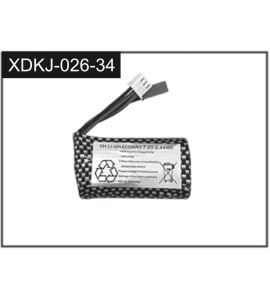7.4V Li-Ion Battery 600mAh