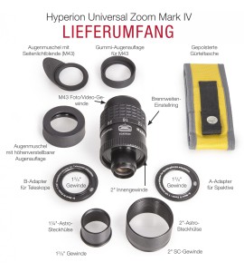 Hyperion Universal Zoom Mark IV, 8-24mm Okular (1¼"- 2")