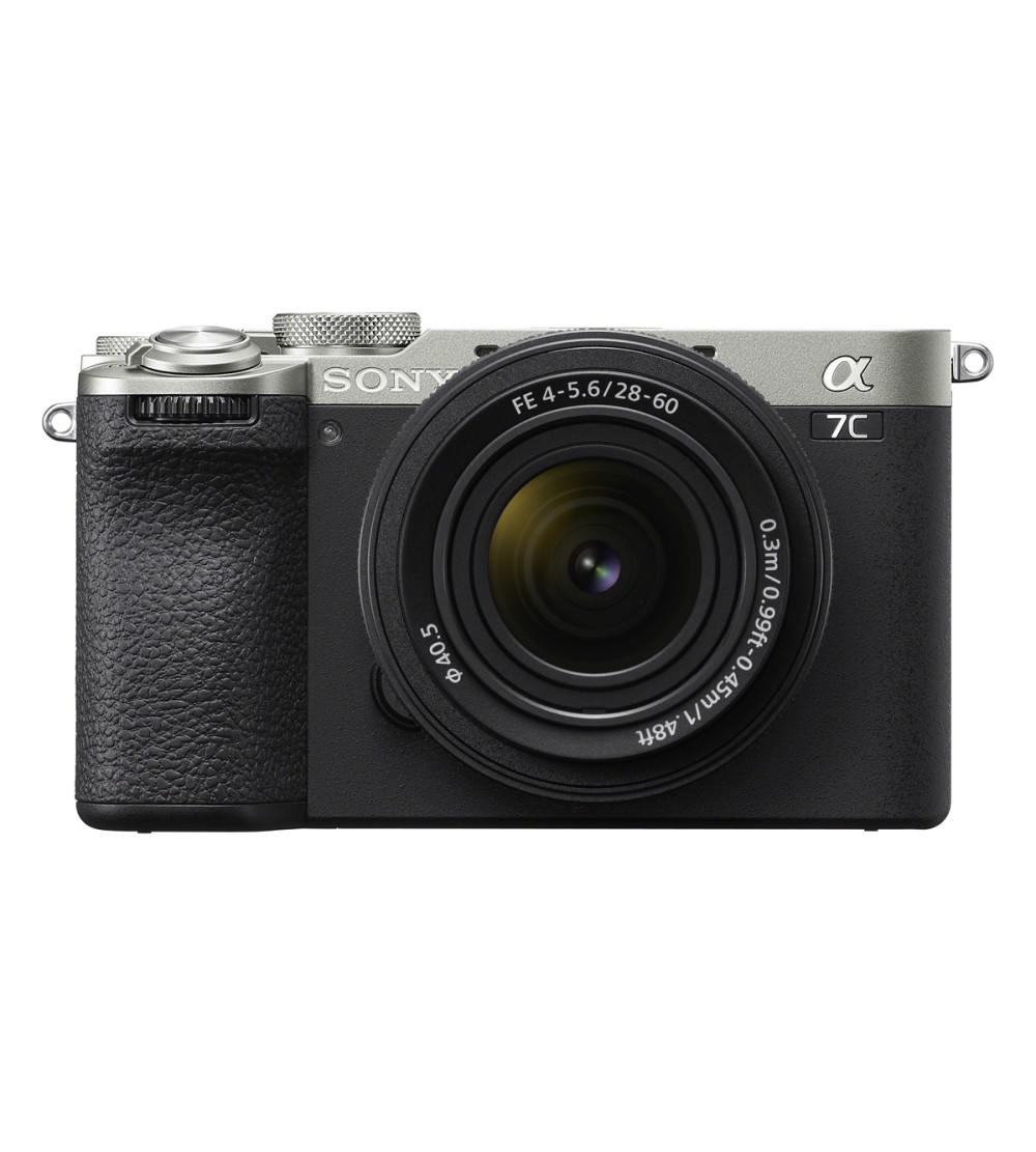 Kamerakit Sony Alpha 7C II + 28-60 mm SEL FE silber