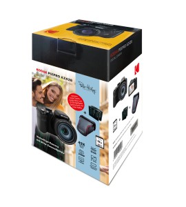 Kodak AZ426 Kit Special Edition schwarz, Kamera, Tasche, 2. Akku, PH 32GB SD Karte