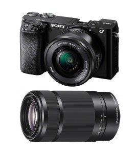 Sony Alpha ILCE-6100+16-50+55-210mm schwarz, Kamerakit